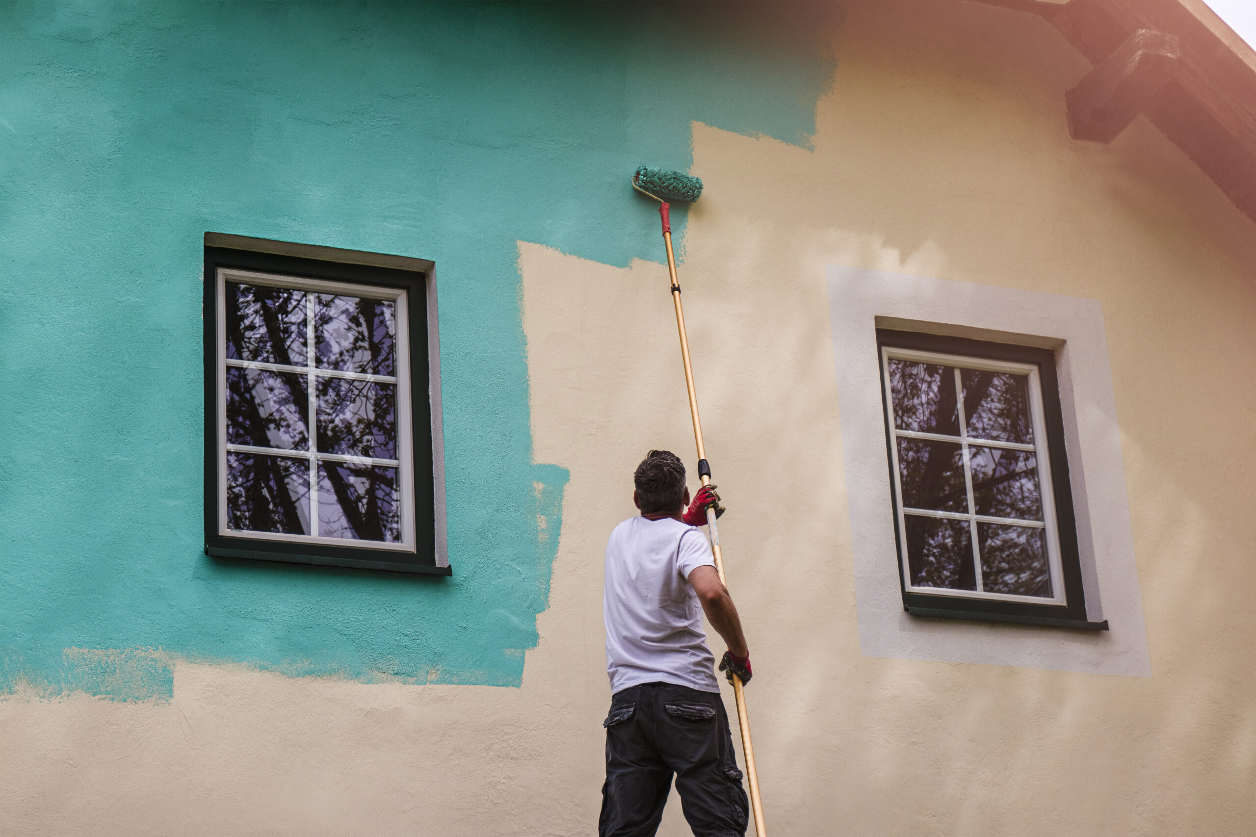 Servicio de pintura profesional en viviendas en Moraira