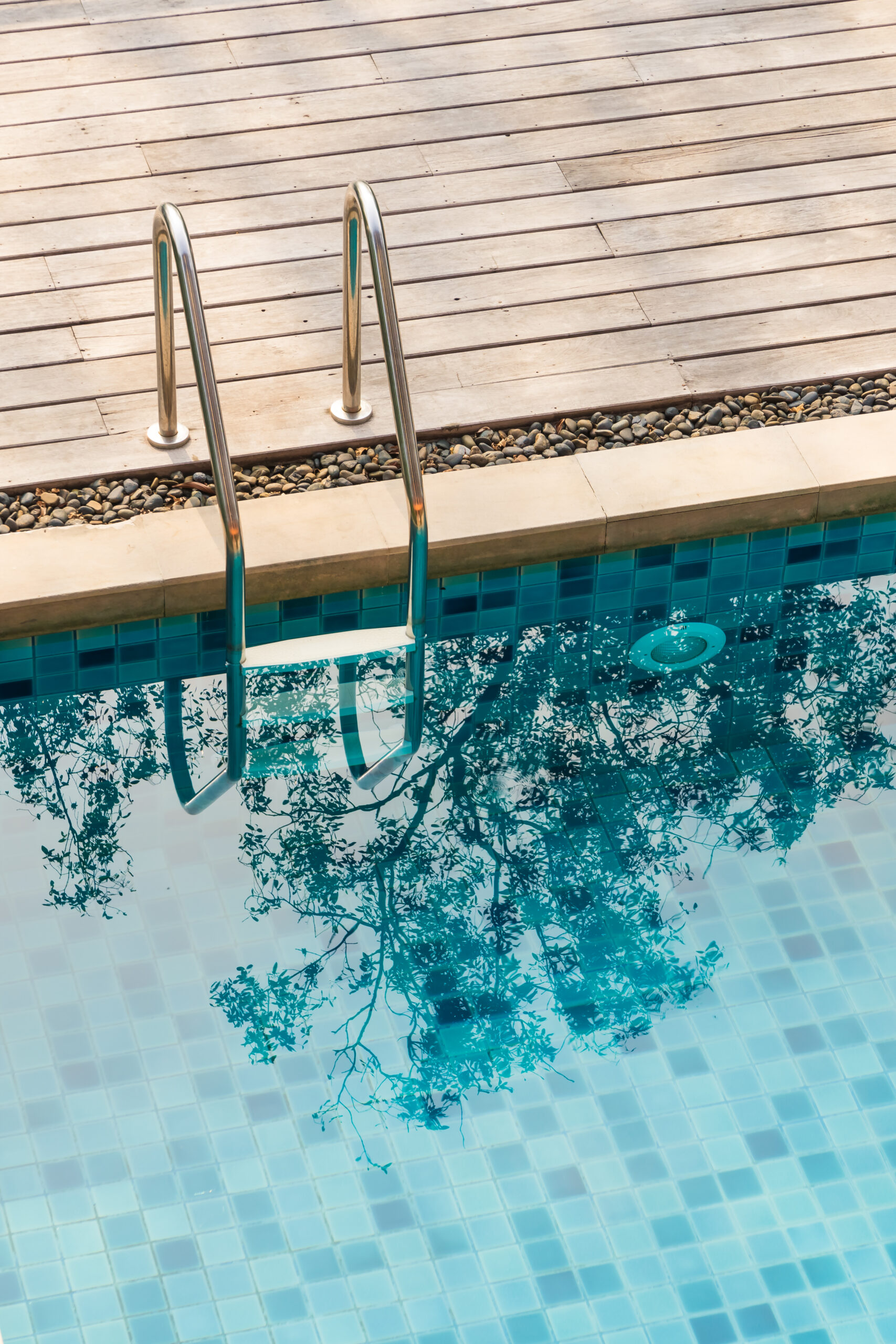swimming pool stair
