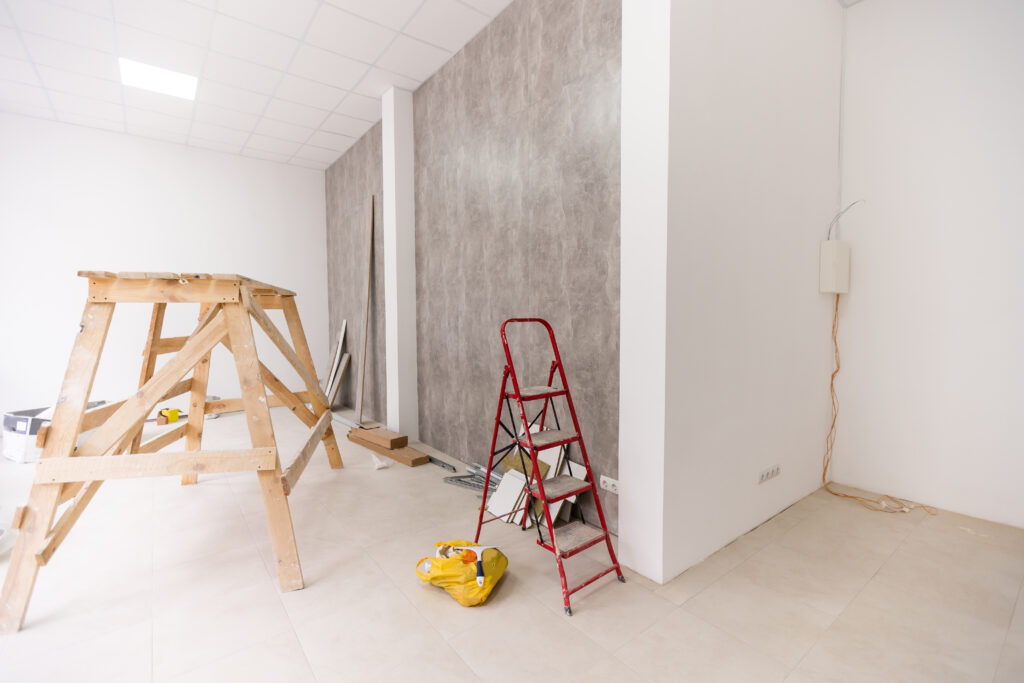 interior of a house under construction. renovation of an apartment.
